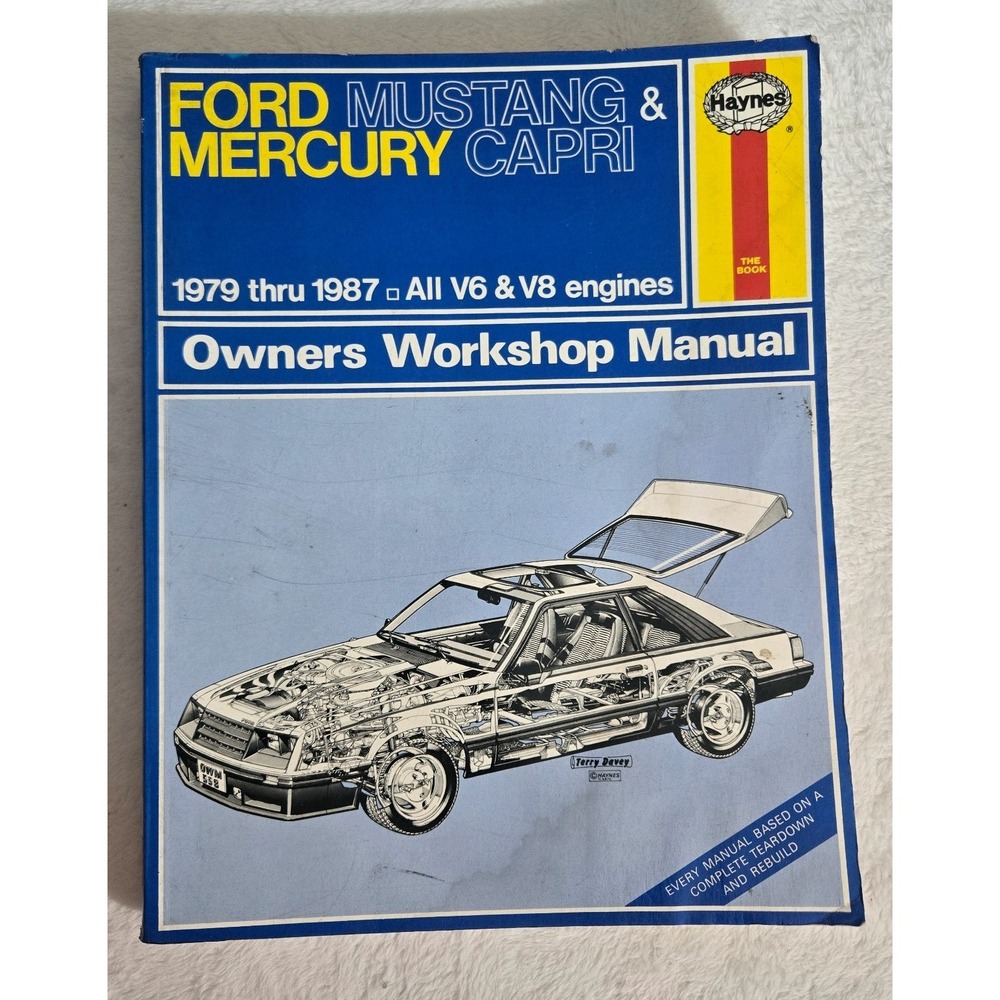 Haynes Owners Workshop Manual for the Ford Mustang and Mercury Capri 79-87